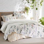 Bedsure Queen Floral Reversible Quilt Set