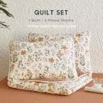 Floral Quilt Set - Reversible Cottagecore Bedspread