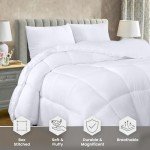White Queen Size Duvet Insert by Utopia Bedding
