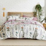 Bedsure Queen Comforter Set – Floral 3-Piece Bedding