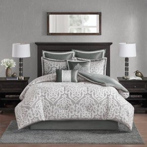 Madison Park Odette Silver King Comforter Set
