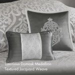 Madison Park Odette Silver King Comforter Set