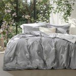 Bedsure King Size Reversible Floral Duvet Set