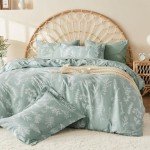 Reversible Floral Queen Duvet Cover Set