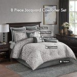Madison Park Odette Silver King Comforter Set