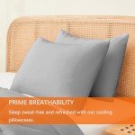 YOOHU Gray Queen Comforter Set with Pillowcases