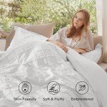 Boho King Size Duvet Cover Set - White