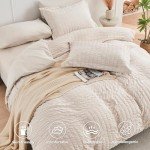 Beige Queen Duvet Cover Set – Ultra Soft 3-Piece
