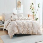 Beige Queen Duvet Cover Set – Ultra Soft 3-Piece