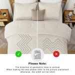 Beige Boho Queen Comforter Set - 3 Pieces