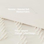 Beige Boho Queen Comforter Set - 3 Pieces