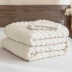 Beige Boho Queen Comforter Set - 3 Pieces