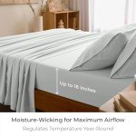 Mellanni Queen Luxury Soft Cooling Sheet Set
