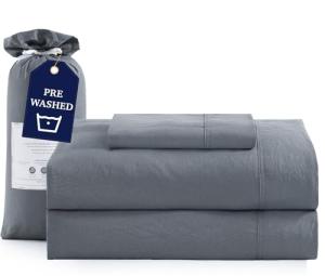 Charcoal Twin Sheet Set - Soft & Cozy
