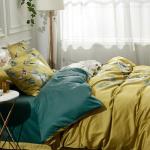 King Size Floral Duvet Cover Set in Cotton