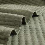 Olive Green Queen Quilt Set with Pillow Shams