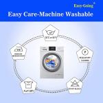 Reversible Gray Full/Queen Quilt Set with Shams