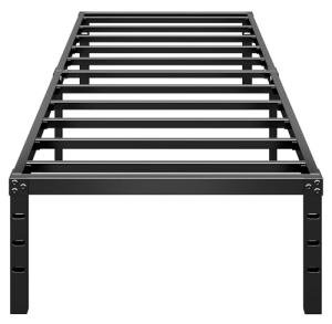 Twin Size Metal Platform Bed Frame - 14 Inch Tall