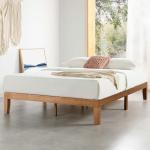 Mellow Naturalista Classic 12 Inch Wood Bed, Queen