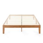 Mellow Naturalista Classic 12 Inch Wood Bed, Queen