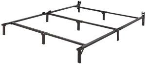 Queen Metal Bed Frame with Easy Tool-Free Setup