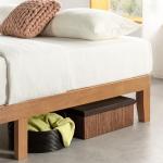 Mellow Naturalista Classic 12 Inch Wood Bed, Queen