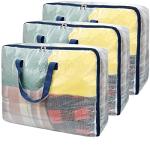 Extra Large Storage Bags with Zipper - 3 Pack