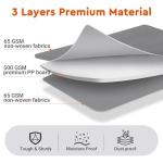 4 Pack Bed Sheet Storage Organizers - Grey
