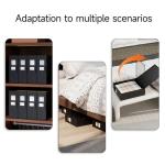 Bamboo Under Bed Storage Bins for Bedding