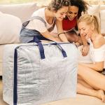 Extra Large Storage Bags with Zipper - 3 Pack