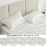 Ivory Satin Queen Sheet Set - 4 Pieces