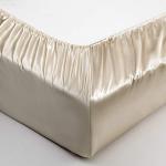 Luxurious Taupe Satin King Sheet Set