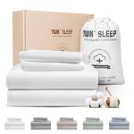 Luxury Egyptian Cotton Queen Sheet Set - White