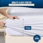 Queen Waterproof Mattress Protector with Terry Cover