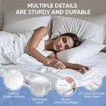 Luxury Egyptian Cotton Queen Sheet Set - White
