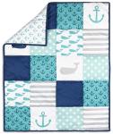 Peanutshell Nautical 3-Piece Baby Crib Set