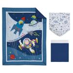 Toy Story Blue and Gray 3-Piece Crib Set