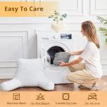 Velvet Reading Pillow for Comfortable Bed Sitting