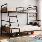Idealhouse Twin Over Full Metal Bunk Bed