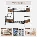 Idealhouse Twin Over Full Metal Bunk Bed