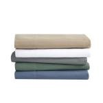London Fog Blue Microfiber 4-Piece King Sheet Set