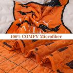 Halloween King Quilt Set with Spooky Designs