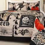 Evenhug Halloween Quilt Set King Size 4-Piece