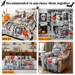 Evenhug Halloween Quilt Set King Size 4-Piece
