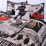 Evenhug Halloween Quilt Set King Size 4-Piece