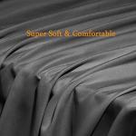 SONORO KATE King Bed Sheet Set - Dark Grey