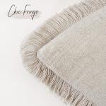 Set of 2 Boho Fringe Pillow Covers, 18x18 Inch