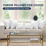 MIULEE 18x18 Inch Throw Pillow Inserts - 2 Pack