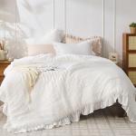 JOLLYVOGUE White King Seersucker Comforter Set