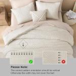 Beige California King Tufted Comforter Set